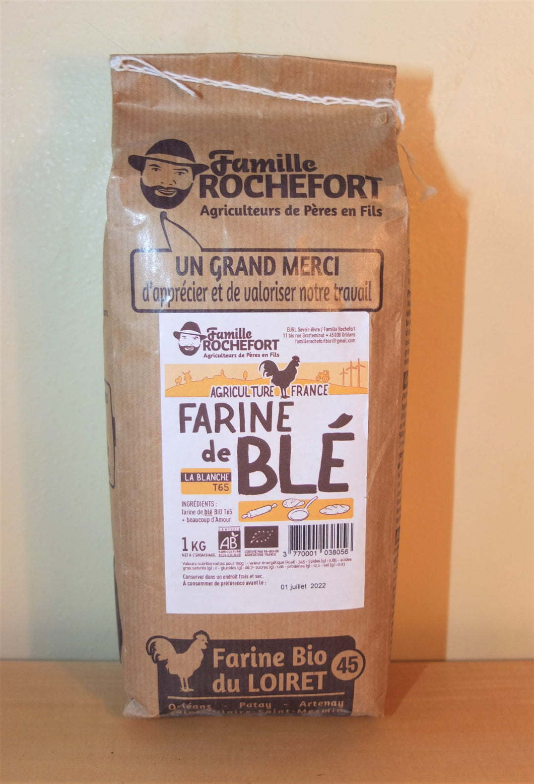 Farine de Blé - 1kg - BIO