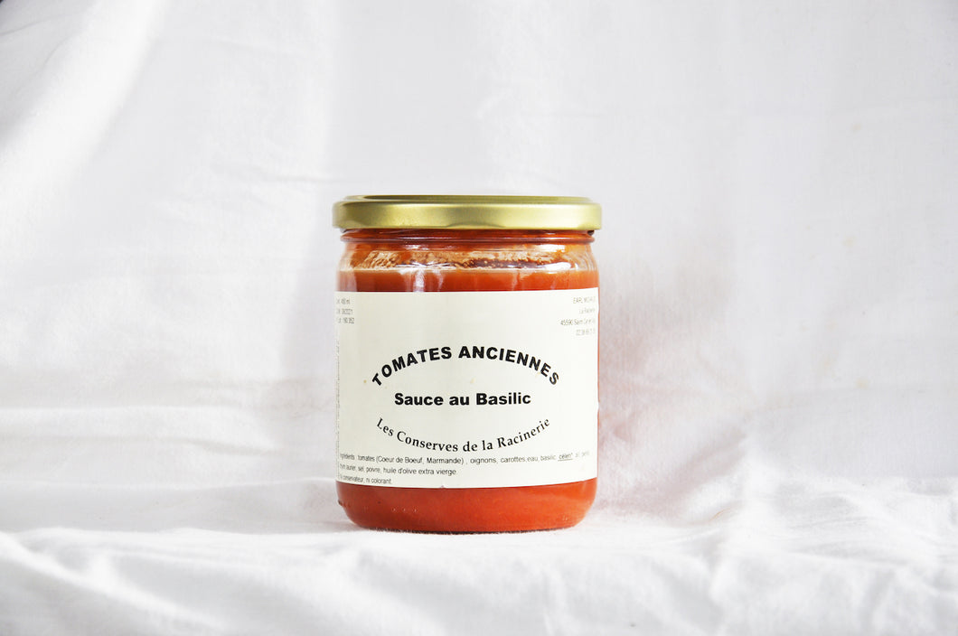 Conserves - Sauce tomates anciennes au basilic - 445 ml